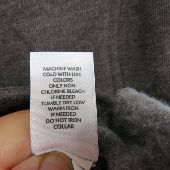 J  Jill Vest Womens Size Large Brown Sweater Faux Fur Collar Hidden Snap Front - Picture 6 of 8